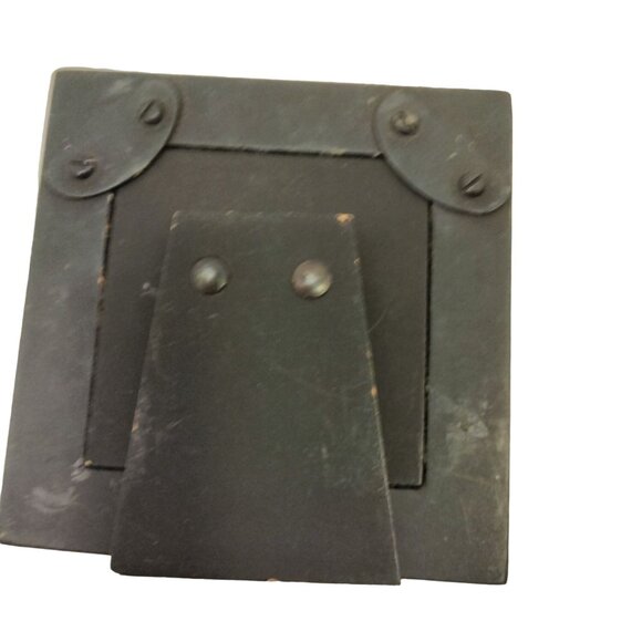 White Beaded Picture Frame Jeweled Whimsycore Boho Fairycore Wedding 3x3 - Picture 6 of 7